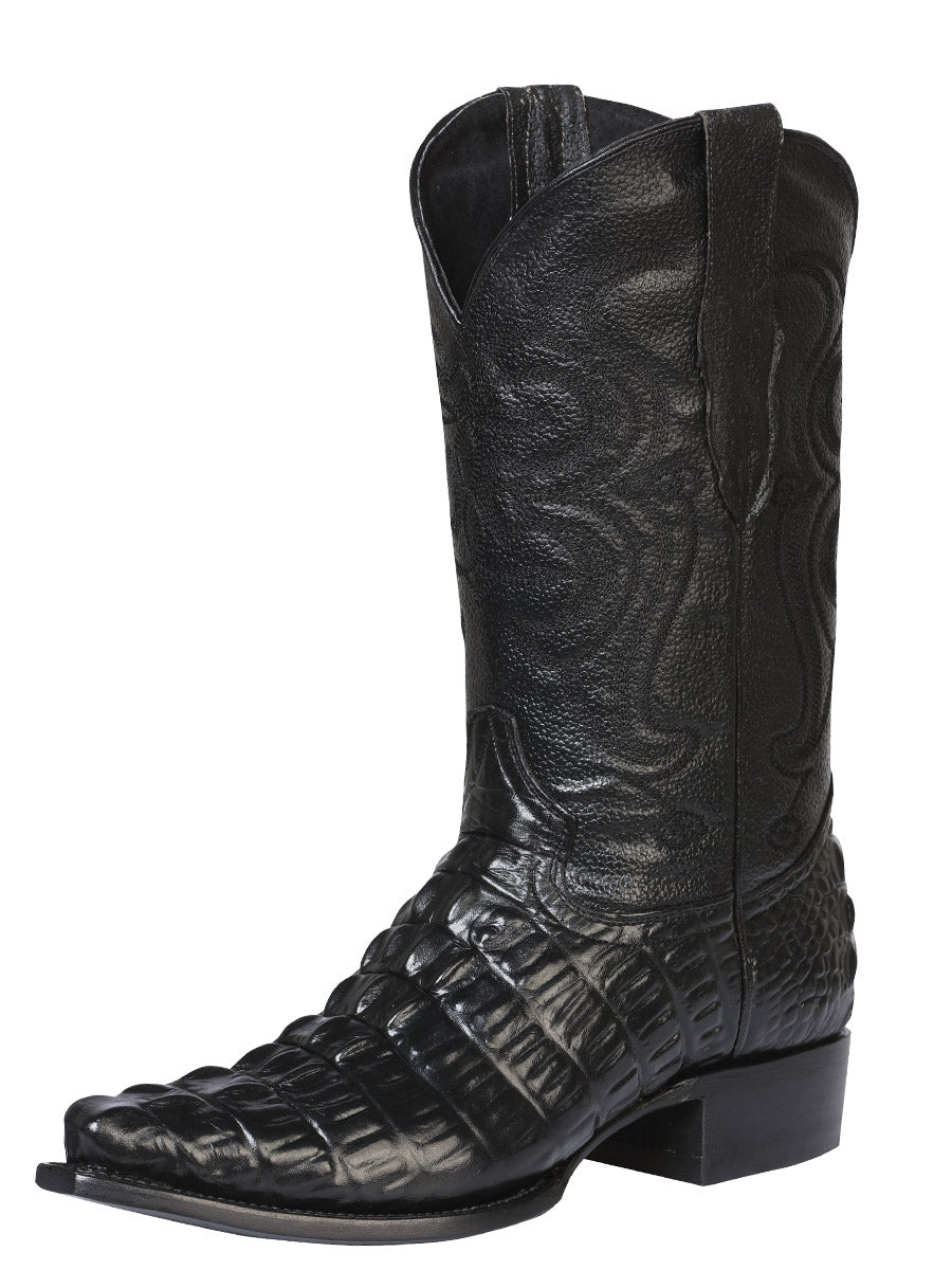 Cowboy boot El Senor de los Cielos - Caiman - Black 40854