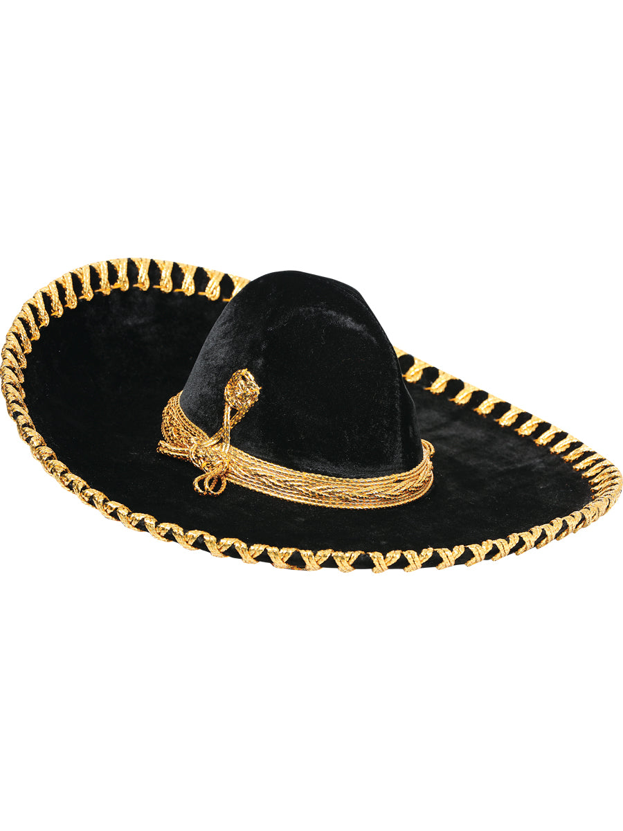 Kids
Mexican Charro Hat Velvet Black/Gold 600318