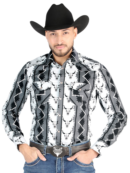 El General - Casual Long Sleeve Shirt - Negro 44491