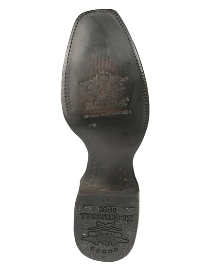 El General Men's Exotic Caiman Belly Cowboy Boots - Brown 45519