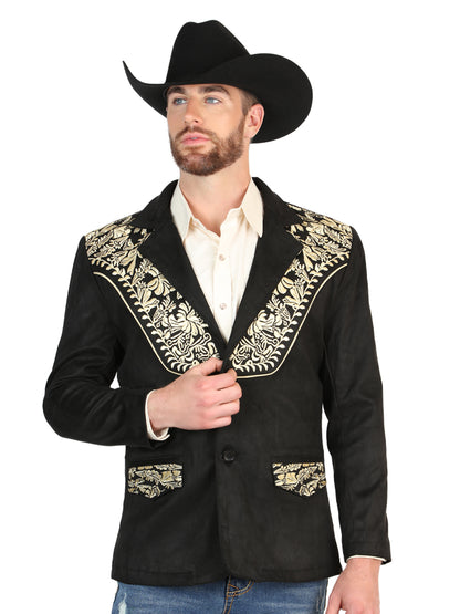 El General Men’s Suede Blazer - Black
 45647