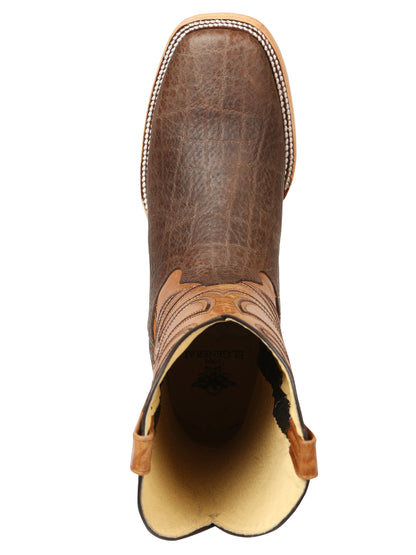 Men’s El General Rodeo Boot Elephant Print Brown 45767