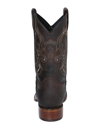 Rodeo Boot El Senor de los Cielos -  leathert Crazy -  Choco 124067